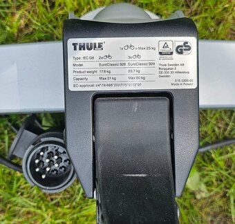 Thule EuroClassic 928 - nosič na 4 kola - na tažné zařízení - 8