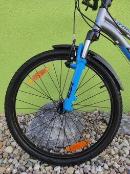 Značkové dětské kolo Author 24" (stříbrná/modrá)I# - 8