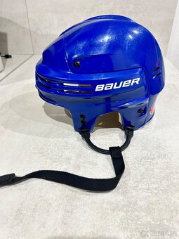 ✅ HOKEJOVÁ PRILBA BAUER 4500 - BLUE - SIZE = M veľkosť M ✅ - 8