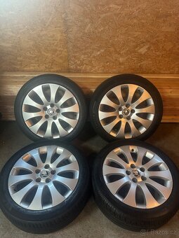 ALU Kola ŠKODA 5x112 R17 VENUS Letní Pneu 225/45/17 - 8