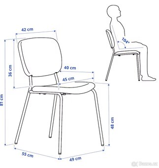 Prodám 2 židle. oba nebo po jednotlivých kusech. - 8