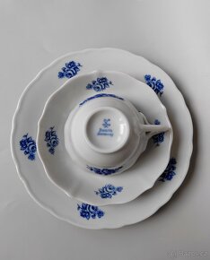 Starožitné porcelánové snídaňové trio Bavaria Porzellan 1918 - 8
