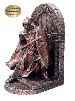 TEMPLÁŘ č. 2 - figurka 19,5 cm ručně malovaná - 8