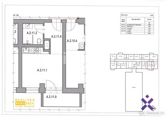 Pronájem, Byty 1+kk, 28 m2 - Park Tower Zlín, ev.č. 02307 - 8