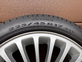 Prodám sadu alu BMW s pneu 225/45/17 - 8