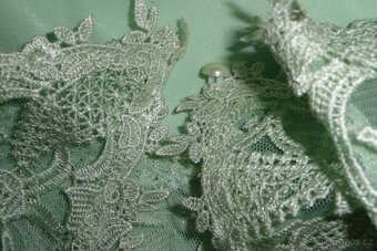 plesové společenské šaty vel. M - 8