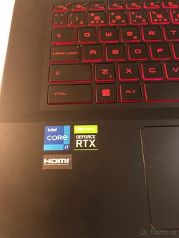 Herní notebook MSI katana gf-76 12ue rtx 3060 - 8