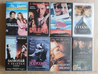 VHS KAZETY original mix - 1 kus = 80Kč - 8