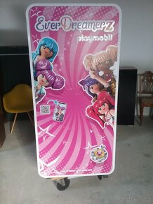 Pěkná kovová reklamní vitrína Playmobil - 8