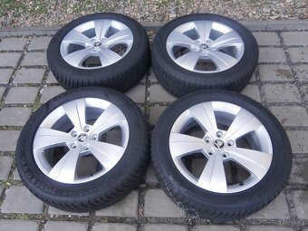 ALU KOLA 5 X 112 ŠKODA ORIGINÁL 215 55 17 SUPERB - 8