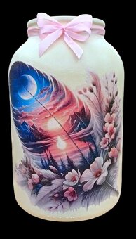 Skleněné lucerny ze zavařovacích lahví - 8