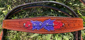 Westernový set hnědý barevný - 8