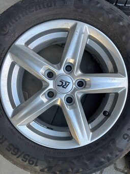 4x Alu kola s letními pneu Continental 195/65 R15 - 8