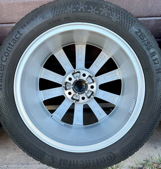 Originál alu kola volkswagen merano 5x112, nové pneu - 8