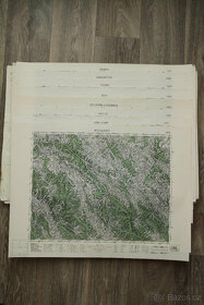 vojenské mapy speciálky komplet ČR, Slovensko, Zakarpatí - 8