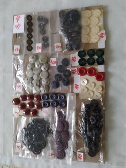 knoflíky, zipy, druky dětské - 8