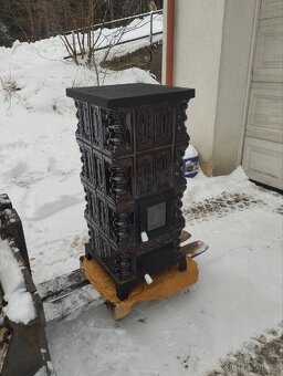 Kachlová kamna nepoužitá - 8