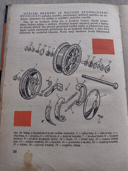 UČEBNICE ŘIDIČE MOPEDU A MALÉHO MOTOCYKLU, 1964 - 8