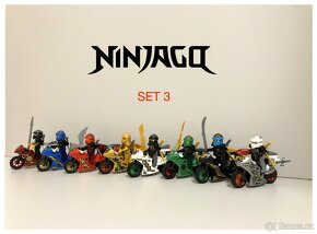 Figurky Ninjago - motorky (8ks) typ lego - nove - 8