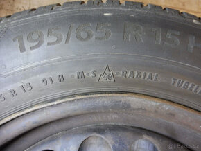 Prodám orig. 15" kola + CELOROČNÍ pneu na Š - OCTAVIA 2 - 8
