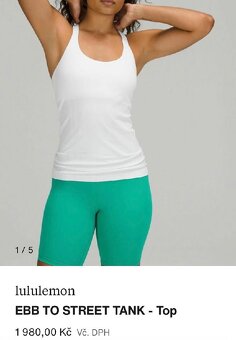 Luxusní bezešvé sportovní tílko/top americké zn. Lululemon - 8