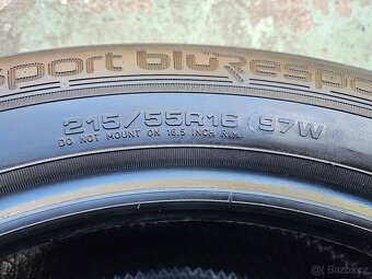 Pár letních pneu Dunlop Sport BluResponse 215/55 R16 XL - 8