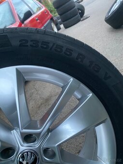 ALU kola skoda Triton r18 " 7,5Jx18H2 ET43 + 235/45/R18 - 8