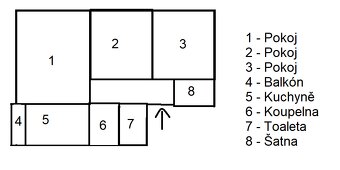 Pronájem pokoje v bytě 3+1, Brno-Štýřice - 8