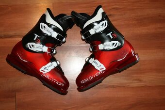 lyže dynamic 130 cm , lyžáky - 8