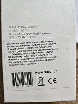 Reclar ultrazvuková špachtle, zlatá - 8