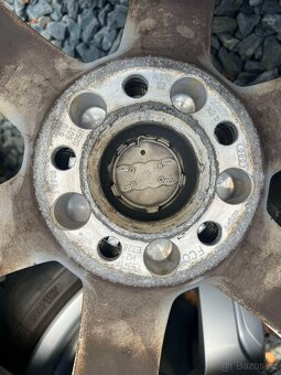 ORIGINÁL ALU KOLA AUDI 5x112 R17 ET28 vč. PNEU - 8