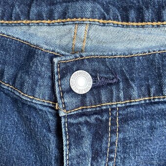Modré baggy Levis džíny velikosti 38/32 - 8