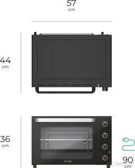 Elektrická trouba Siguro CO-E480SU – plně funkční - 8