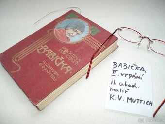 stará kniha Babička-B.Němcová-pozlacená - 8