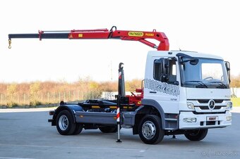HÁKOVÝ NOSIČ KONTEJNERŮ HYDRAULICKÁ RUKA MERCEDES ATEGO 1218 - 8