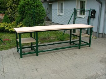 Dílenský stůl - PONK - NOVÝ - poctivý a pevný 1200x800 - 8