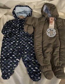 Nové zimní bundy- kombinézy Mix velikosti - 8