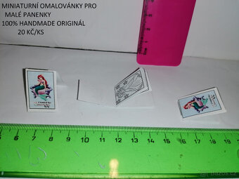 miniaturní omalovánky pro panenky - 8