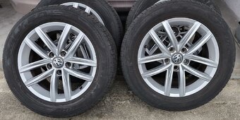 4x Originální ALU Volkswagen + letní pneu Falken 215/55R16 - 8