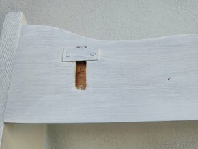 Retro vintage bílý věšák - 8