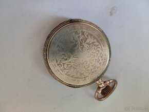 2 x stříbrné třipláštové kapesní hodinky jdoucí - 8