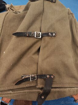 Wehrmacht - tele s širokými popruhy Tornister M34 - 8