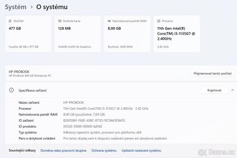 HP ProBook 440 G8 + příslušenství - 8