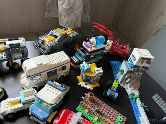 Konvolut lego dílky auta letadla aj - 8