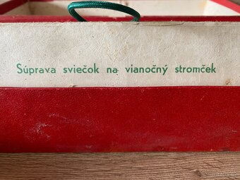 staré vánoční ozdoby světýlka svíčky vánoční ozdoby - 8