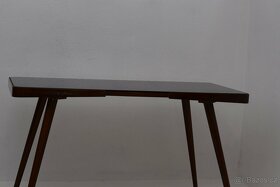 retro brusel konferenční stolek s opaxitovým sklem - 8