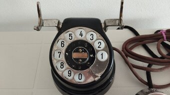 Starý telefon TELEGRAFIA z roku 1927 tzv.kopýtko - 8