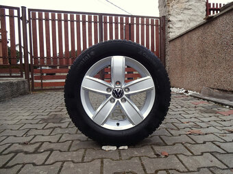 KRÁSNÁ ZIMNÍ ALU VW TOURAN 16" 5x112 pneu 205/60R16 Contine - 8