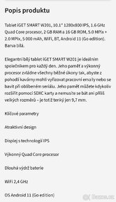 Tablet Iget Smart W201 - 8