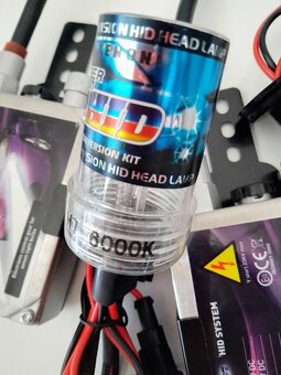 XENONOVÁ SADA HID H7 6000K STUDENÁ BÍLÁ NEPOUŽITÁ - 8